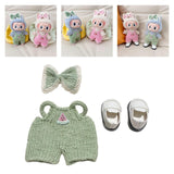 Maxbell 6.69in Doll Clothes Costumes Doll Accessories for Gift Birthday Little Girls green