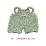 Maxbell 6.69in Doll Clothes Costumes Doll Accessories for Gift Birthday Little Girls green