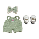 Maxbell 6.69in Doll Clothes Costumes Doll Accessories for Gift Birthday Little Girls green