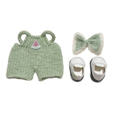 Maxbell 6.69in Doll Clothes Costumes Doll Accessories for Gift Birthday Little Girls green