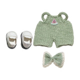 Maxbell 6.69in Doll Clothes Costumes Doll Accessories for Gift Birthday Little Girls green