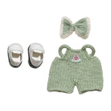 Maxbell 6.69in Doll Clothes Costumes Doll Accessories for Gift Birthday Little Girls green