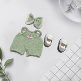 Maxbell 6.69in Doll Clothes Costumes Doll Accessories for Gift Birthday Little Girls green