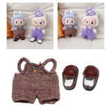 Maxbell 6.69in Doll Clothes Costumes Doll Accessories for Gift Birthday Little Girls brown