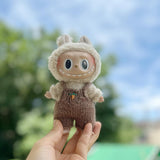 Maxbell 6.69in Doll Clothes Costumes Doll Accessories for Gift Birthday Little Girls brown