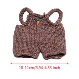 Maxbell 6.69in Doll Clothes Costumes Doll Accessories for Gift Birthday Little Girls brown
