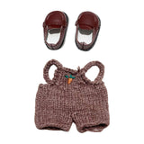 Maxbell 6.69in Doll Clothes Costumes Doll Accessories for Gift Birthday Little Girls brown