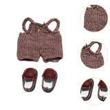 Maxbell 6.69in Doll Clothes Costumes Doll Accessories for Gift Birthday Little Girls brown