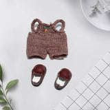 Maxbell 6.69in Doll Clothes Costumes Doll Accessories for Gift Birthday Little Girls brown