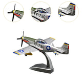 Maxbell Simulation 1:48 P51 Aircraft Model with Display Base for Home Office Bedroom green
