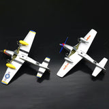 Maxbell Simulation 1:48 P51 Aircraft Model with Display Base for Home Office Bedroom green