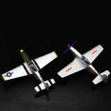 Maxbell Simulation 1:48 P51 Aircraft Model with Display Base for Home Office Bedroom green