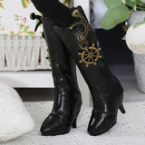 Maxbell 1/3Th Ball Jointed Dolls Shoes High Heeled Shoes for 24inch Doll Accs DIY Gift