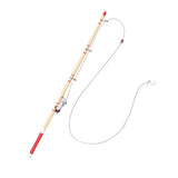 Maxbell 2 Pieces 1/12 Tiny Fishing Pole Realistic Craft Mini Ornaments Architectural