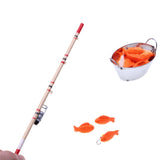 Maxbell 2 Pieces 1/12 Tiny Fishing Pole Realistic Craft Mini Ornaments Architectural