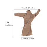 Maxbell 1/6 Scale Female Figure Doll Trench Coat Outfit for 12" Female Action Figure Brown
