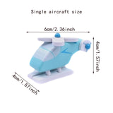 Maxbell 12 Pieces Wooden Model Airplane Party Favors Construction Kits Airplane Kits