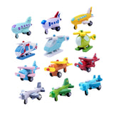 Maxbell 12 Pieces Wooden Model Airplane Party Favors Construction Kits Airplane Kits