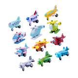 Maxbell 12 Pieces Wooden Model Airplane Party Favors Construction Kits Airplane Kits