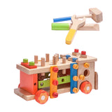 Maxbell Wooden Toddlers Tool Set Construction Toy for Boy Girl 2 3 4 5 Year Old Kids