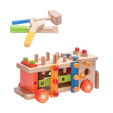 Maxbell Wooden Toddlers Tool Set Construction Toy for Boy Girl 2 3 4 5 Year Old Kids