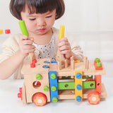 Maxbell Wooden Toddlers Tool Set Construction Toy for Boy Girl 2 3 4 5 Year Old Kids