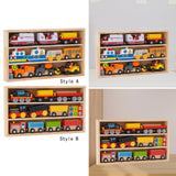 Maxbell Wooden Train Set Early Learning Train Toys for Children Preschool Boys Girls Style A