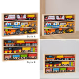 Maxbell Wooden Train Set Early Learning Train Toys for Children Preschool Boys Girls Style A