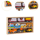 Maxbell Wooden Train Set Early Learning Train Toys for Children Preschool Boys Girls Style A