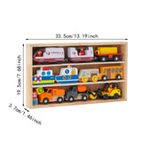 Maxbell Wooden Train Set Early Learning Train Toys for Children Preschool Boys Girls Style A