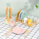 Maxbell Kitchen Pretend Play Simulation Play Dishes Tableware for Children Baby Boys