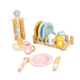 Maxbell Kitchen Pretend Play Simulation Play Dishes Tableware for Children Baby Boys