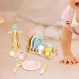 Maxbell Kitchen Pretend Play Simulation Play Dishes Tableware for Children Baby Boys