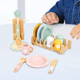 Maxbell Kitchen Pretend Play Simulation Play Dishes Tableware for Children Baby Boys