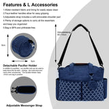 Maxbell Diaper Bag Tote Stylish Multifunction for Diaper Small Items Bottle
