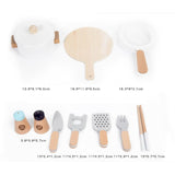 Maxbell Wooden Toy Cooking Set Role Play Montessori for Birthday Gift Children Girls