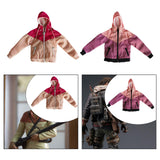 Maxbell 1/6 Scale Female Figure Clothes Miniature for 12'' inch Female Action Figure red orange pink