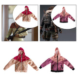 Maxbell 1/6 Scale Female Figure Clothes Miniature for 12'' inch Female Action Figure red orange pink