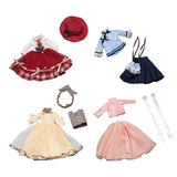 Maxbell 1:6 BJD Doll Dress Clothing with Accessories for Kids Cosplay for 11.81 inch Red