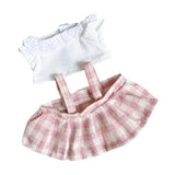 Maxbell 20cm Mini Doll Dress Fashion Comfortable Girl Doll Outfits Little Girls Gift Pink