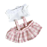Maxbell 20cm Mini Doll Dress Fashion Comfortable Girl Doll Outfits Little Girls Gift Pink