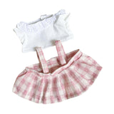 Maxbell 20cm Mini Doll Dress Fashion Comfortable Girl Doll Outfits Little Girls Gift Pink