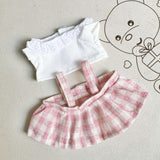 Maxbell 20cm Mini Doll Dress Fashion Comfortable Girl Doll Outfits Little Girls Gift Pink