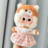 Maxbell 20cm Mini Doll Dress Fashion Comfortable Girl Doll Outfits Little Girls Gift Pink