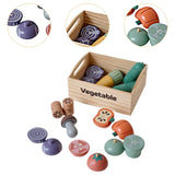 Maxbell Cutting Vegetables Set Kitchen Cooking Toys for Ages 3 4 5 Kids Party Favors