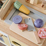 Maxbell Cutting Vegetables Set Kitchen Cooking Toys for Ages 3 4 5 Kids Party Favors