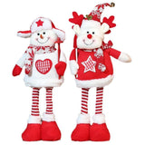 Maxbell Stretchable Christmas Doll Holiday Decorative for Living Room Window Desktop Christmas Elk