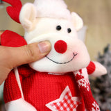 Maxbell Stretchable Christmas Doll Holiday Decorative for Living Room Window Desktop Christmas Elk