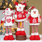 Maxbell Stretchable Christmas Doll Holiday Decorative for Living Room Window Desktop Christmas Elk