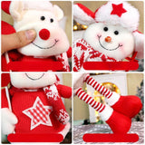 Maxbell Stretchable Christmas Doll Holiday Decorative for Living Room Window Desktop Christmas Elk